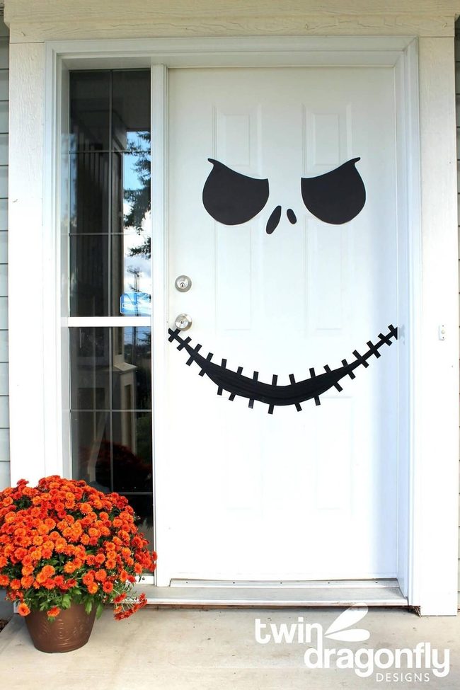 Giant Grinning Paper Monster