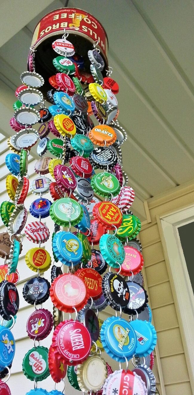 Recycled Bottle Caps Chime