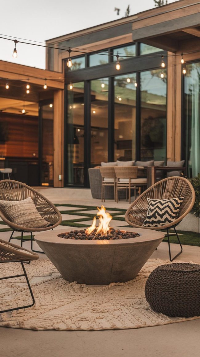 Concrete Organic Timber Stone Fusion