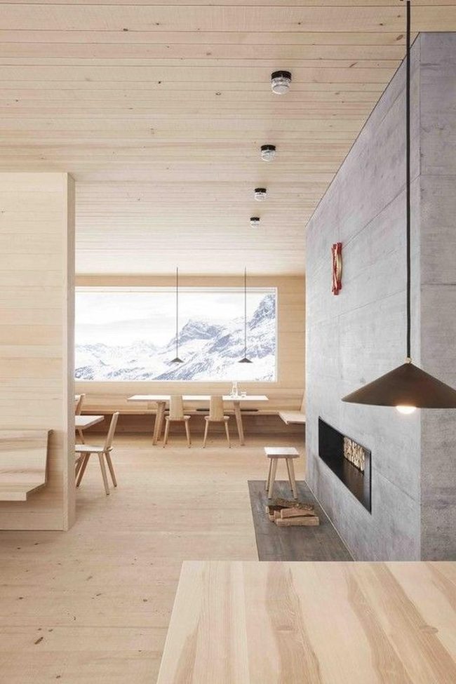 Mountain Views, Light Wood Warmth
