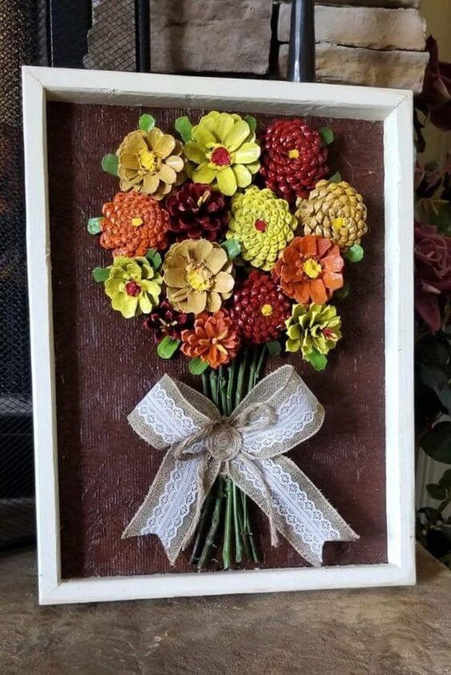 Pine Cone Autumn Bouquet