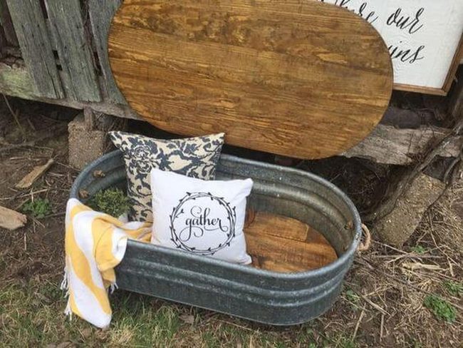 Industrial Metal Troughs For Storage