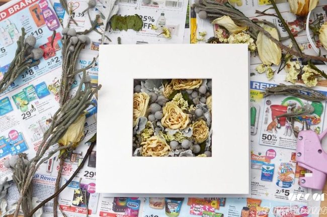 Dried Petals And Scattered Paper