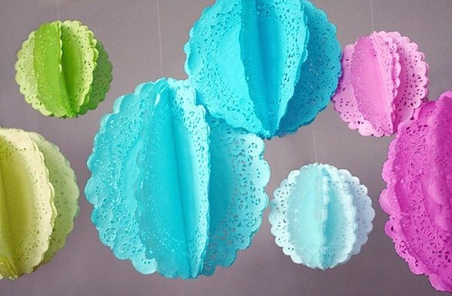 Pastel Paper Cutouts Light