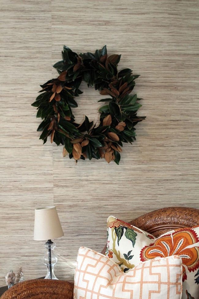 Orange Wicker Room Warmth