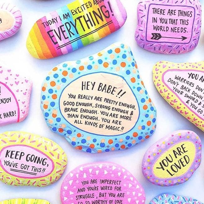 Colorful Rocks, Daily Motivation