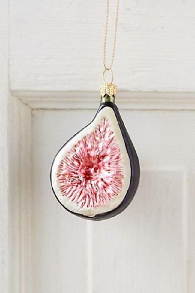 Purple Fig Ornaments Gold