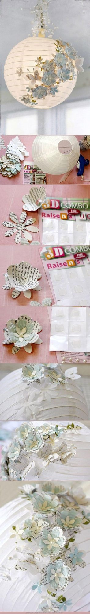 Vintage Pages Into Blooms