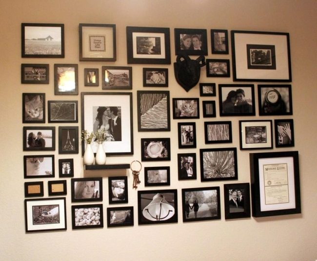 Black And White Memory Wall
