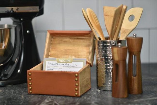 Warm Wood Meets Polished Metal