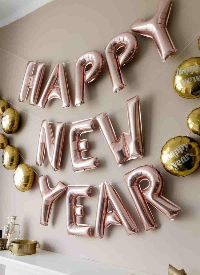 Paper Letter Garland New Year