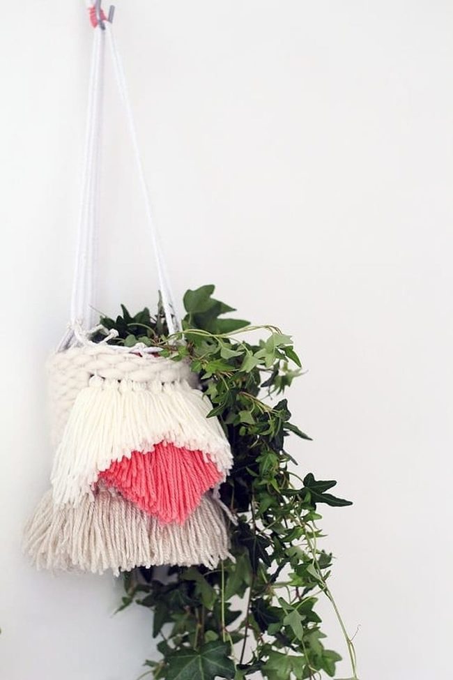 Macramé Cotton Plant Suspenders