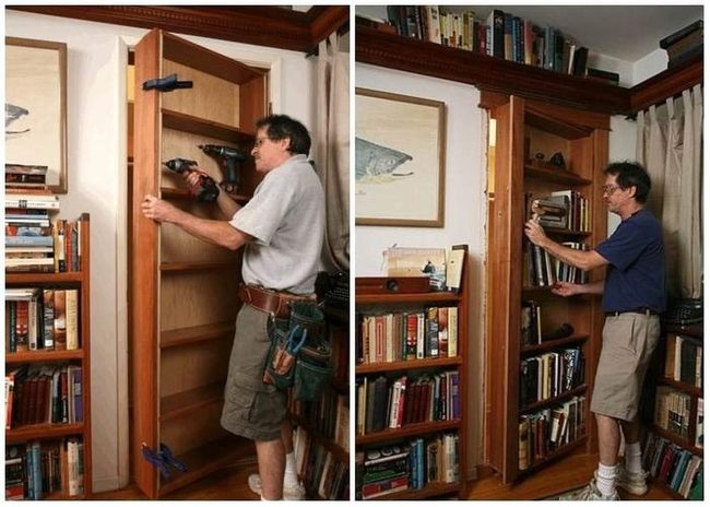 Hidden Passage Bookshelf Door