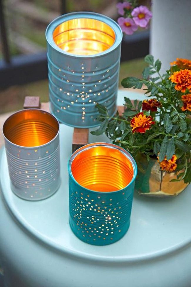 Punched Tin Candlelight