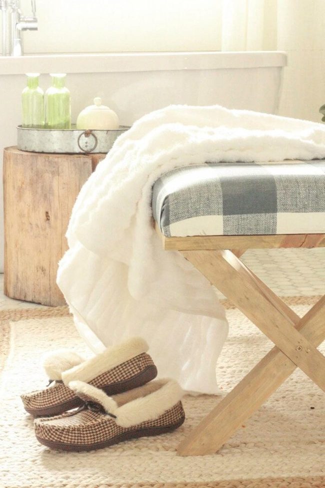 Soft Neutrals With Wooden Accents