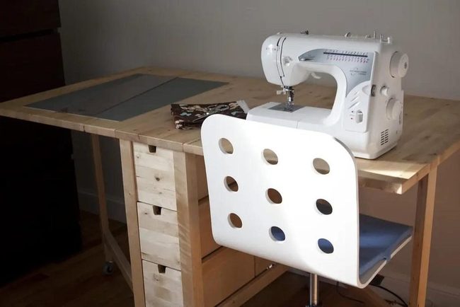 Sunlit Sewing Station