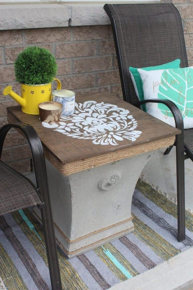 Planter Base Storage Tables