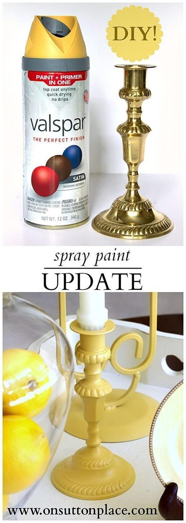 Lemon Yellow Metal Statement