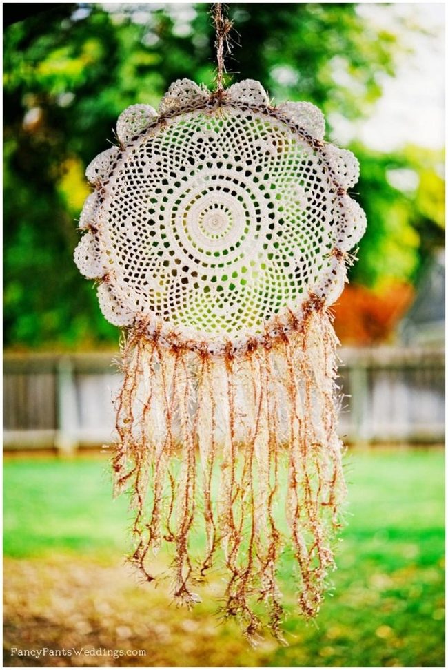 Sunlit Lace Dreamcatcher