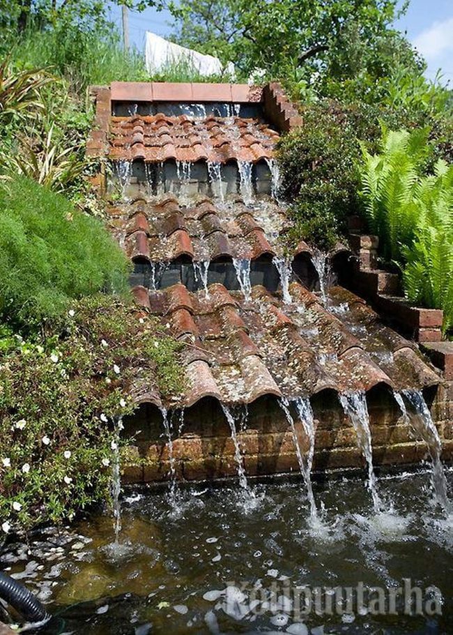 Terracotta Tiered Water Feature