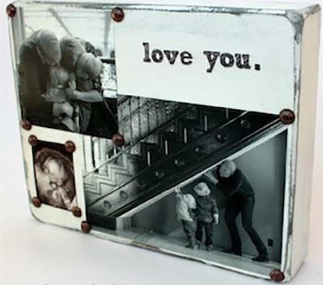 Wooden Photo Blocks Memory
