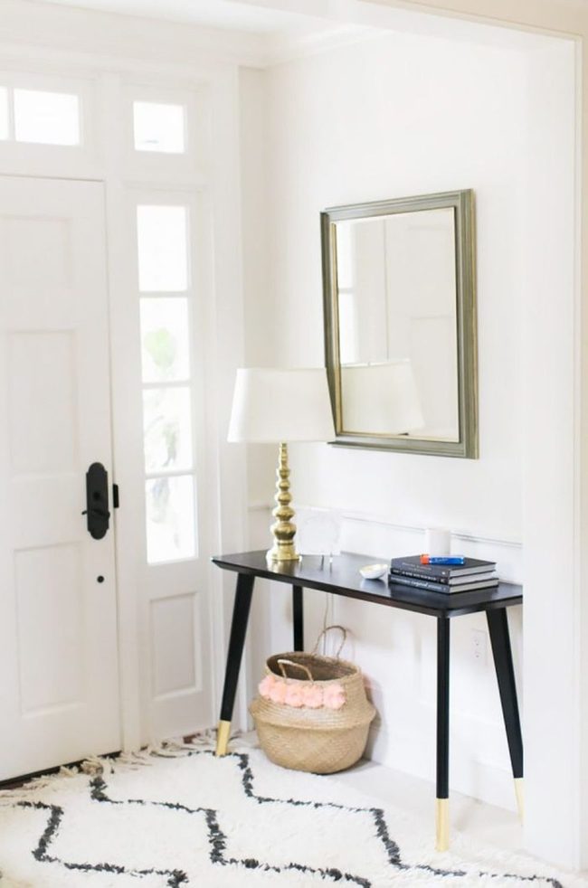 Gold-Leafed Ikea Desk Transformation