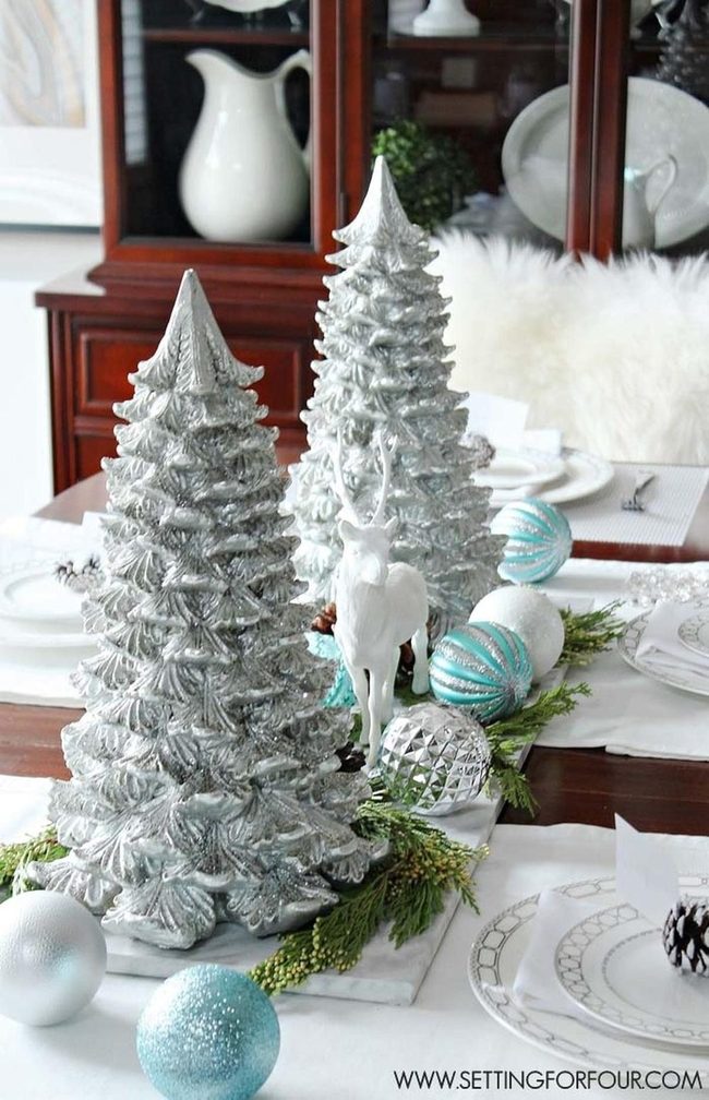 Metallic Frost Table Statement