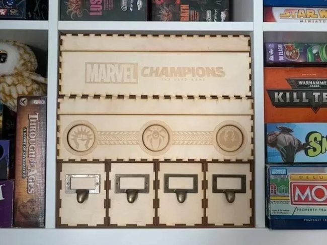 Wooden Apothecary Boxes For Card Collections