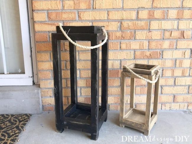 Rope-Hung Potted Garden Display