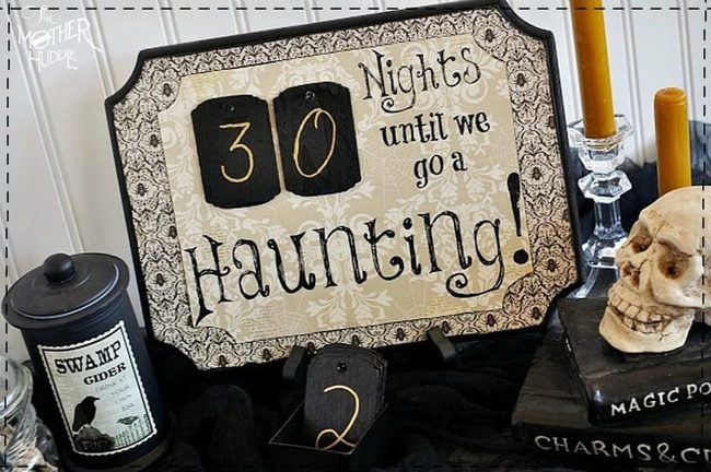 Dark Fabric Skull Display