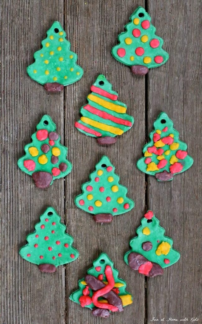 Red And Gold Gingerbread Ornaments