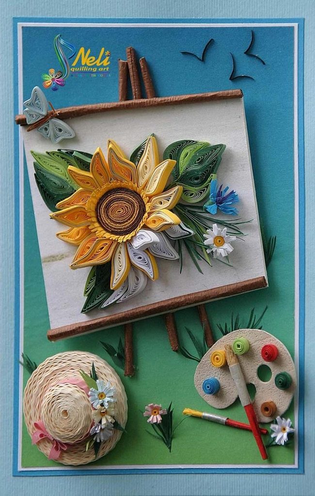 Sunflower Yellow With Butterfly Layers