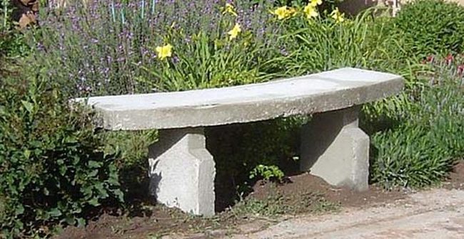 Stone Benches In Quiet Gardens