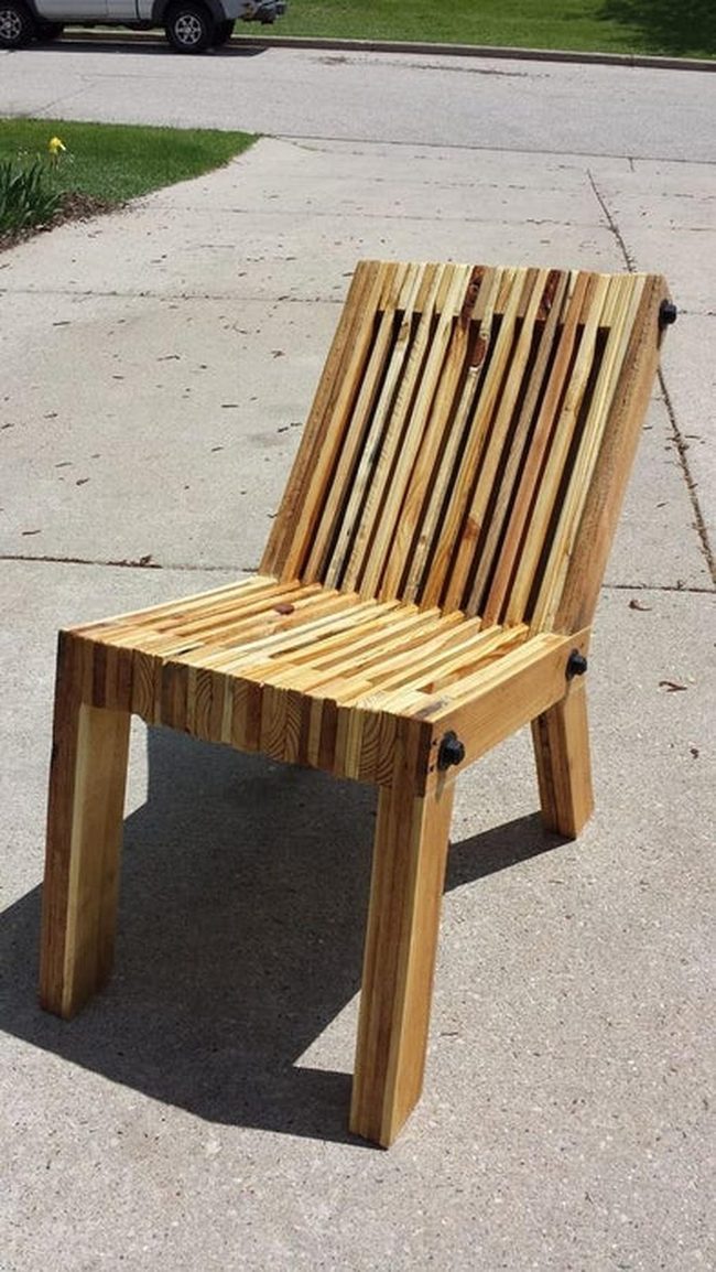 Pallet Teak Lounge Chair