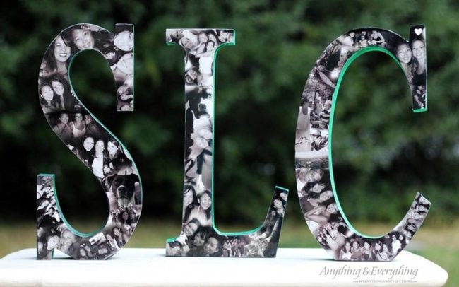 Black And White Memory Letters
