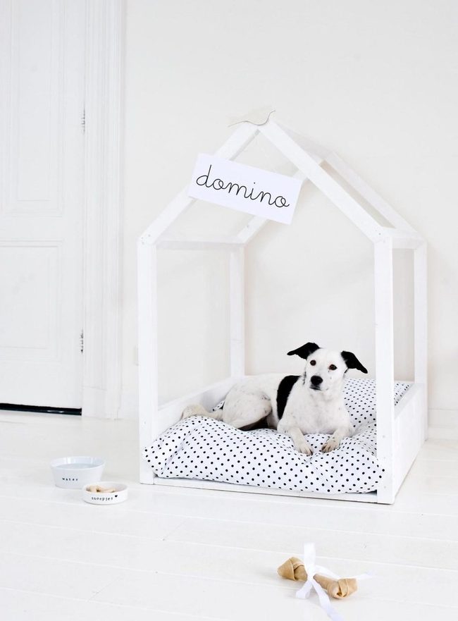 White Wooden Dog House