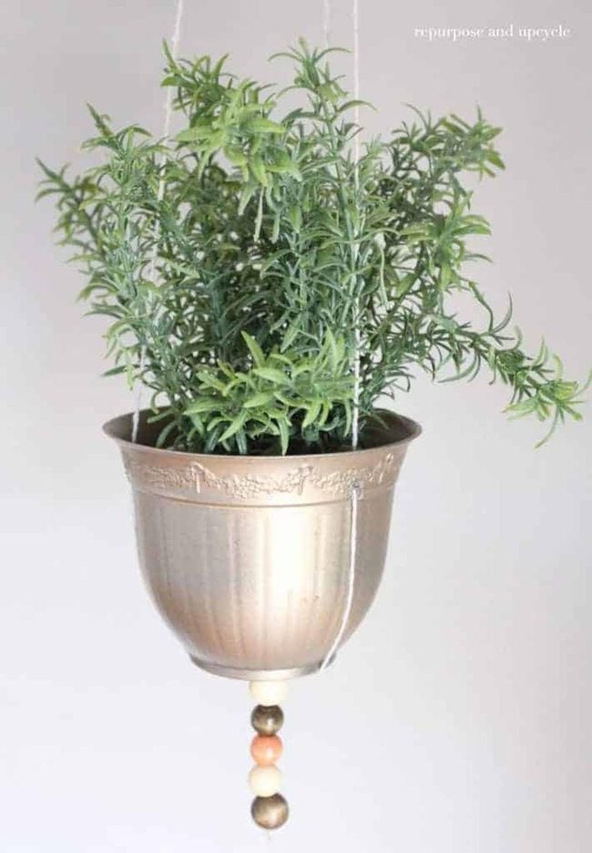 Blooming Hanging Planters Welcome