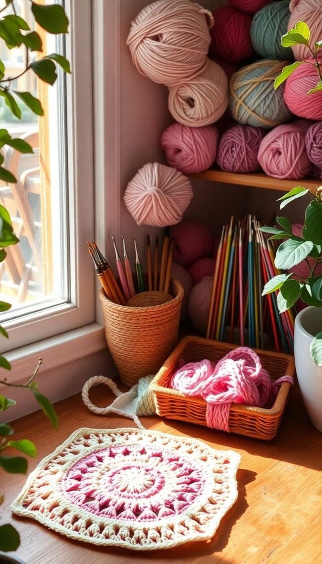 Colorful Crochet Square Pattern