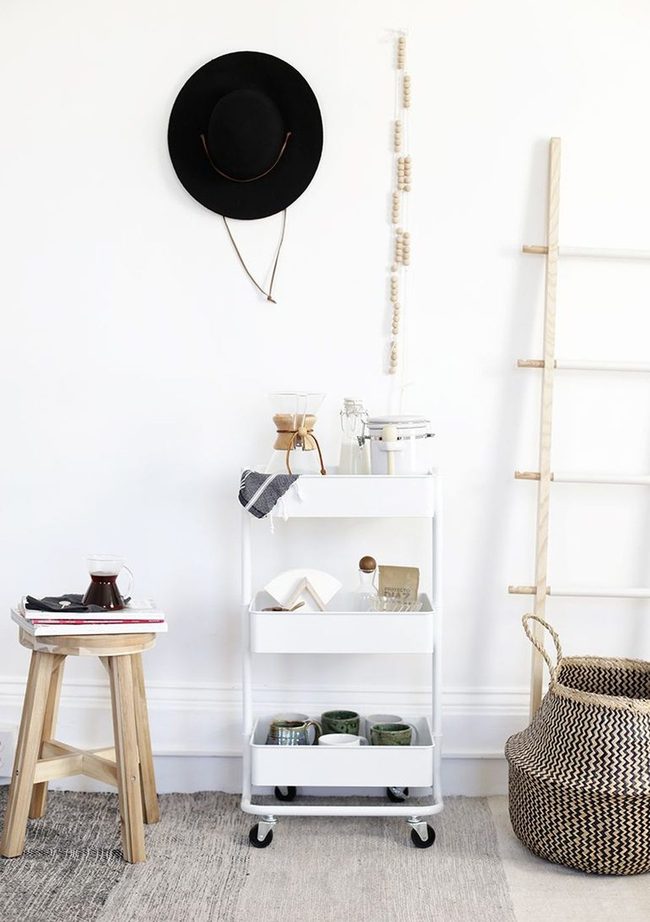 Portable Coffee Cart Station
