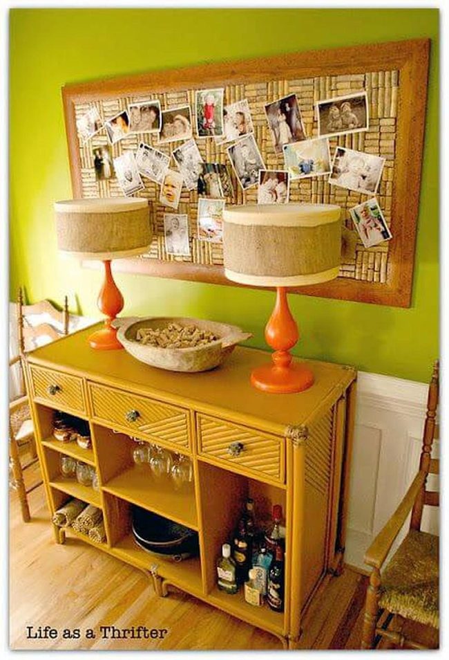 Cork Memory Wall, Emerald Green