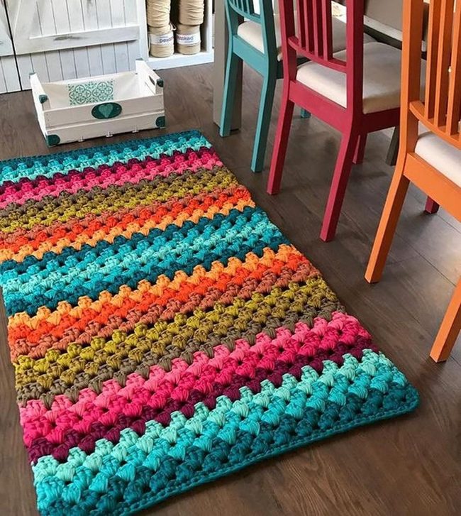 Teal, Orange, Handwoven Dining