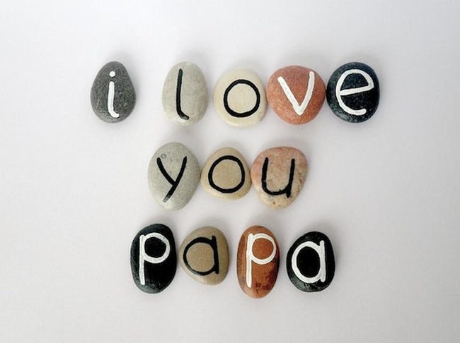 Painted Stones White Canvas
