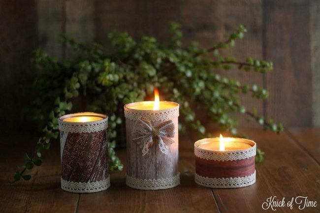 Handmade Tin Candles