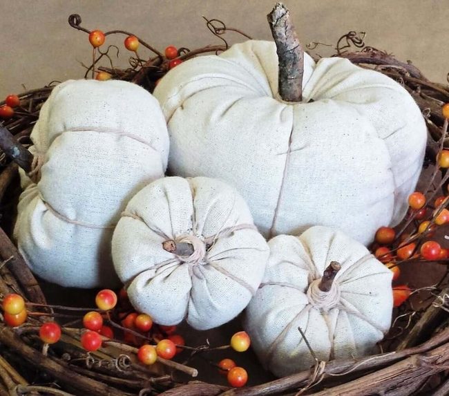 White Pumpkins, Personalized Fall Charm