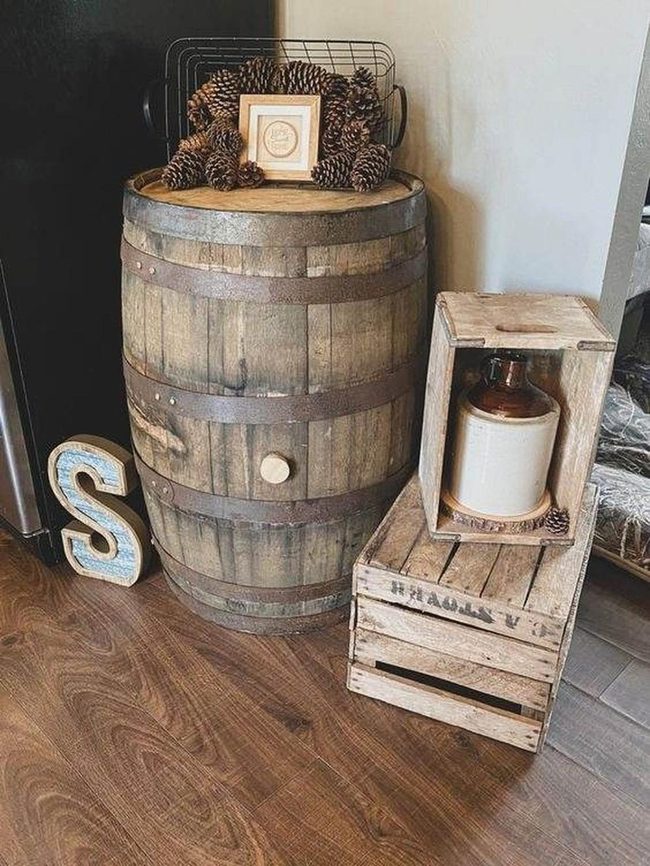 Aged Barrel Coffee Table
