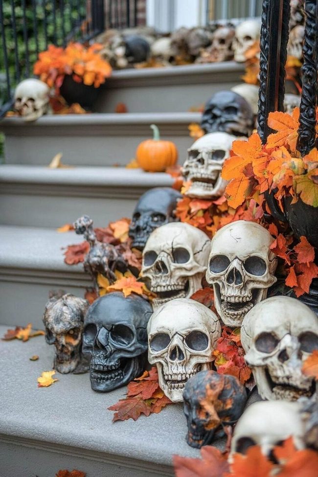 Skeleton Heads In Strange Places