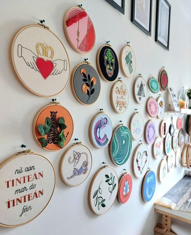 Stitched Thread Gallery Wall