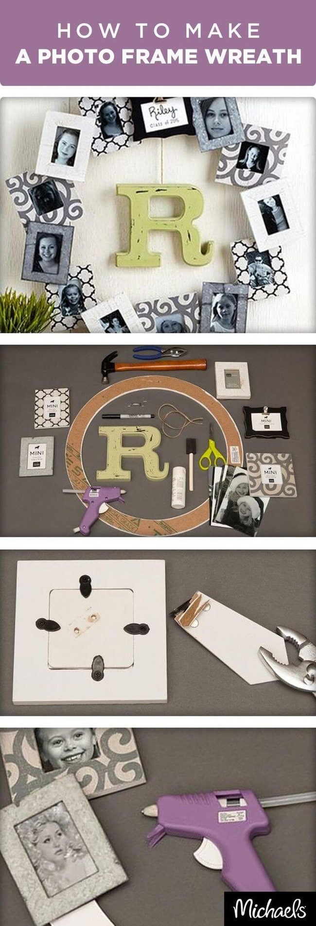 Circular Frame Photo Wreath