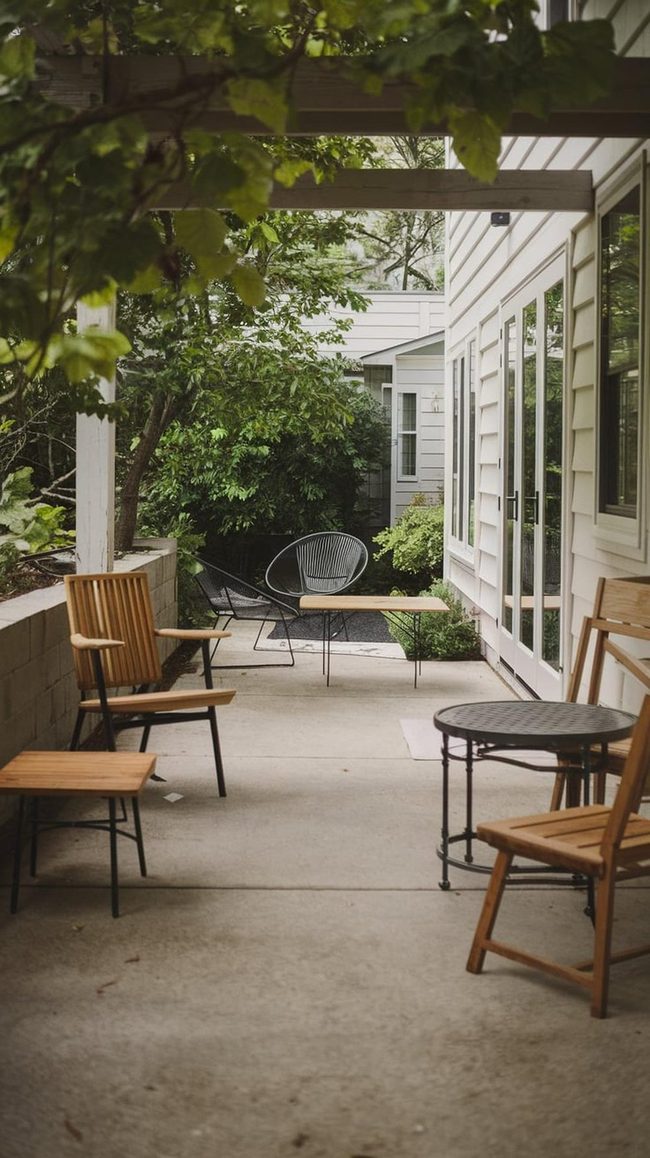 Smooth Concrete Current Patio