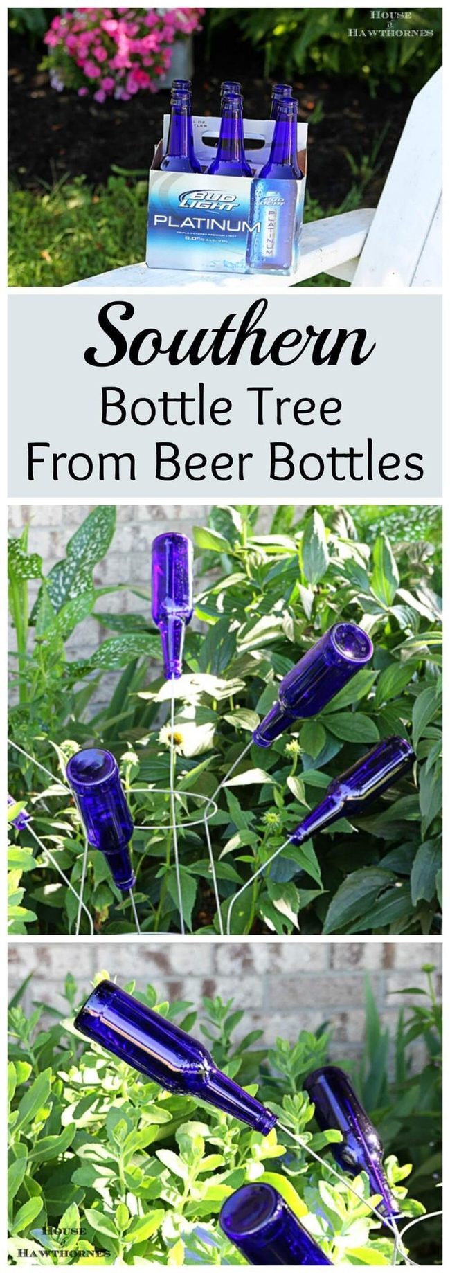 Sunlit Recycled Bottle Tree